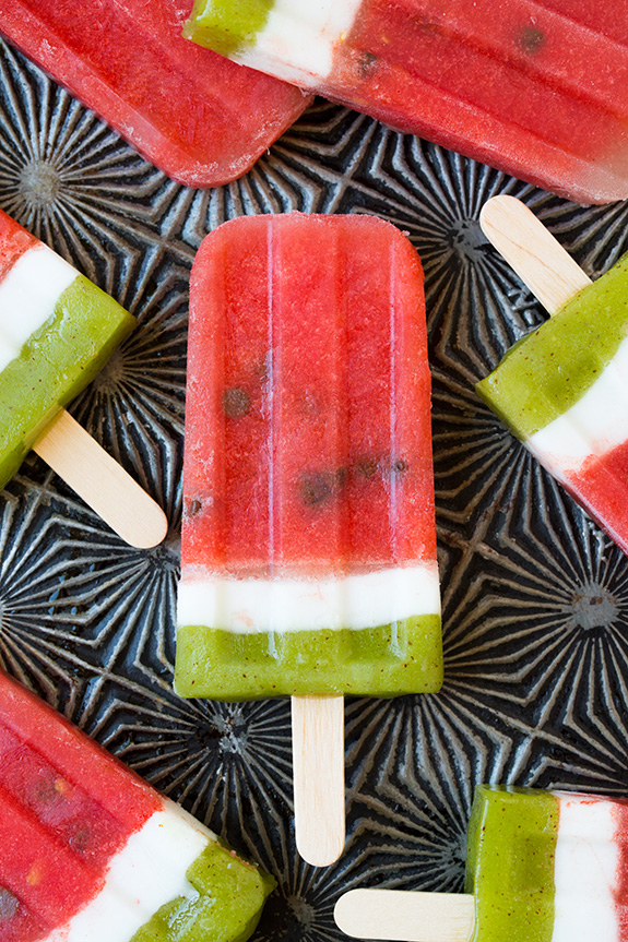 Watermelon Popsicles