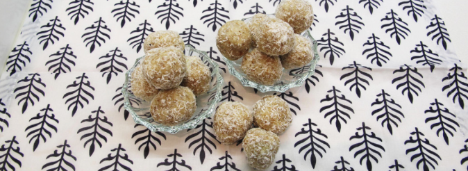 Lemon and Coconut Bliss Balls