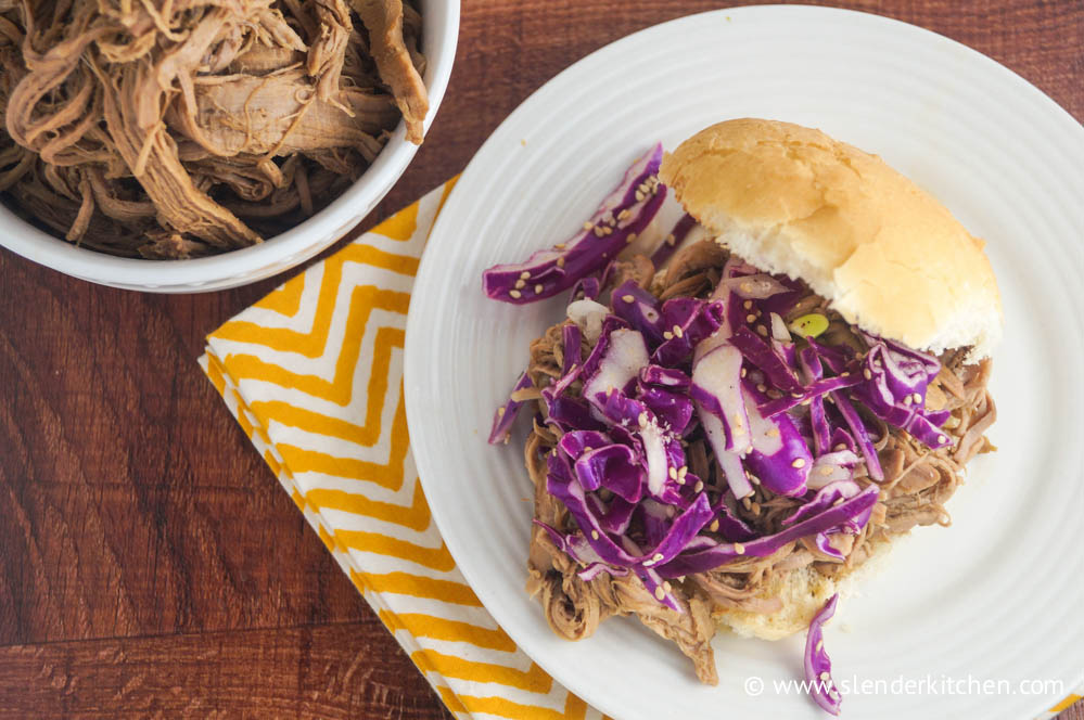 Slow Cooker Shredded Korean Pork