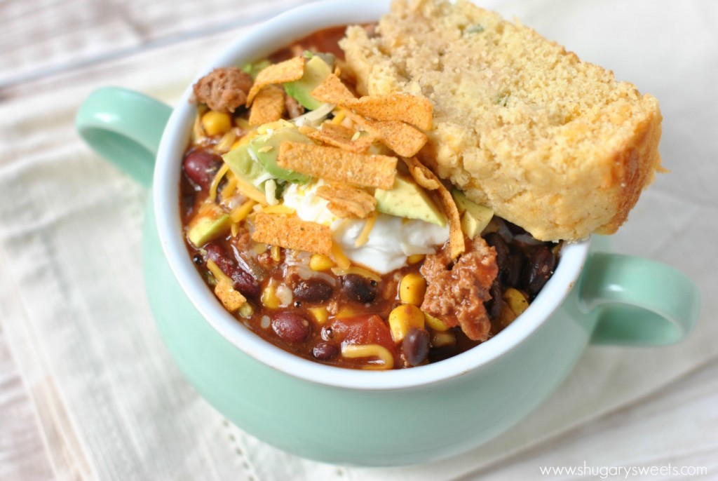 Slow Cooker Taco Chili