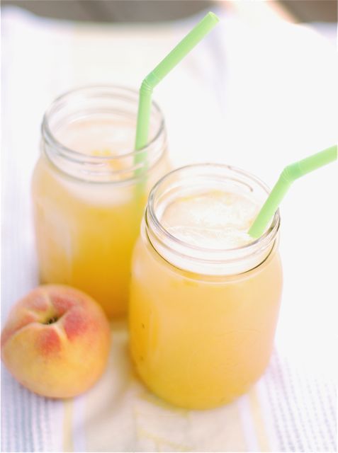 Roasted Peach Lemonade