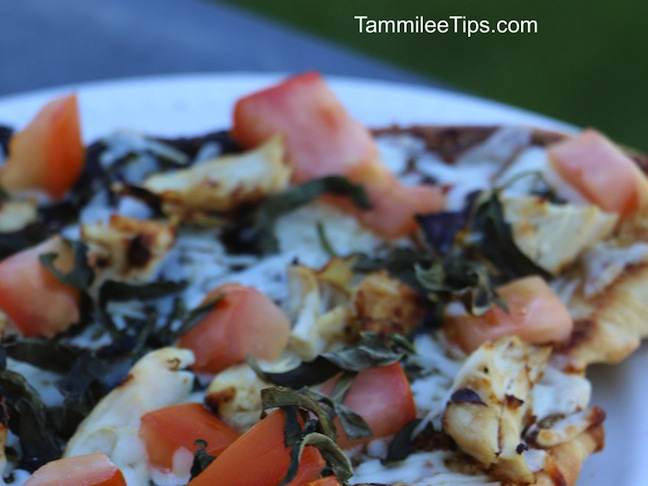 Grilled Bruschetta Chicken Pizza