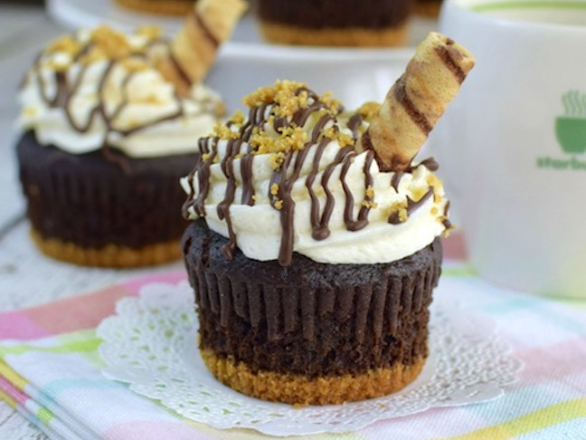 S'mores Frappuccino Cupcakes