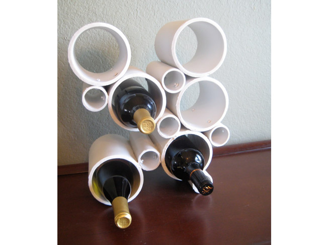 PVC Pipe Wine Rack