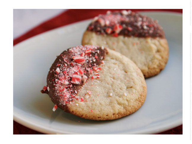 Chocolate Peppermint Sugar Cookies