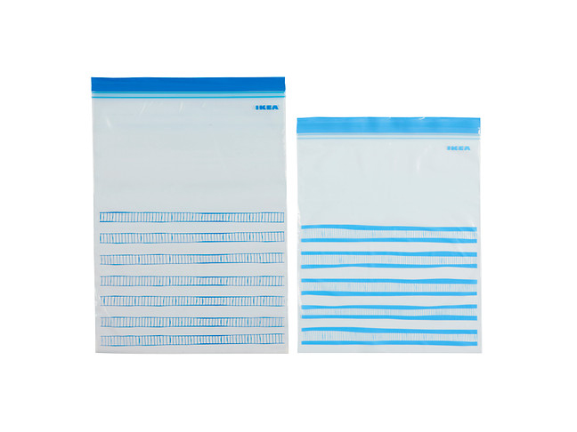 Blue Stripe Istad Plastic Bags