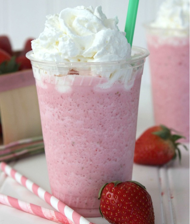 Starbucks Strawberries and Creme Frappuccino