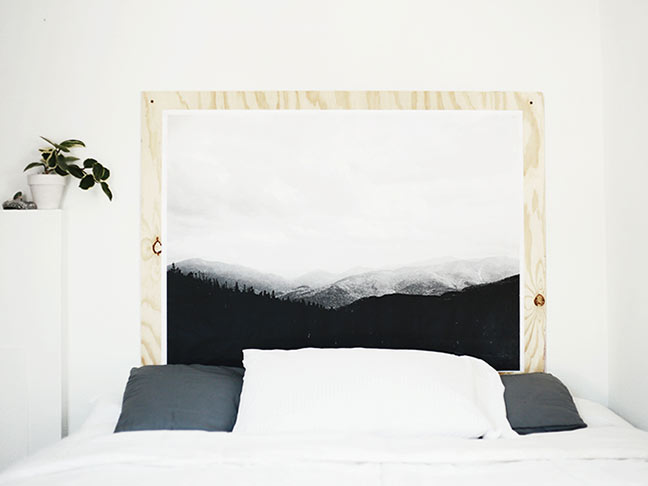 DIY Headboard Wall Art