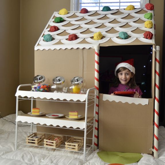 Cardboard Gingerbread House