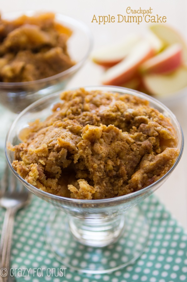 Crockpot Apple Dump Cake 