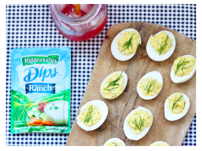 Dill & Ranch Deviled Eggs