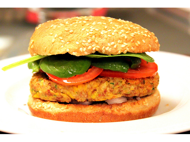 Southwestern Veggie Burger