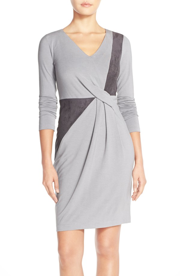 Sheath Dress with a Twist