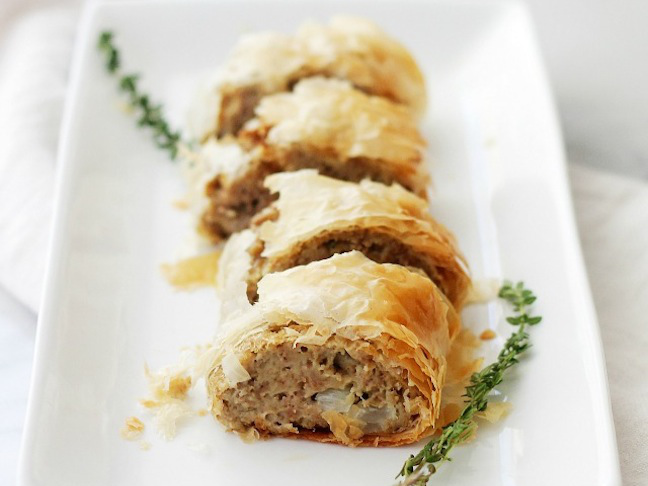 Turkey Meatloaf Wellington