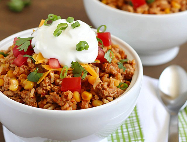 Turkey Taco Skillet