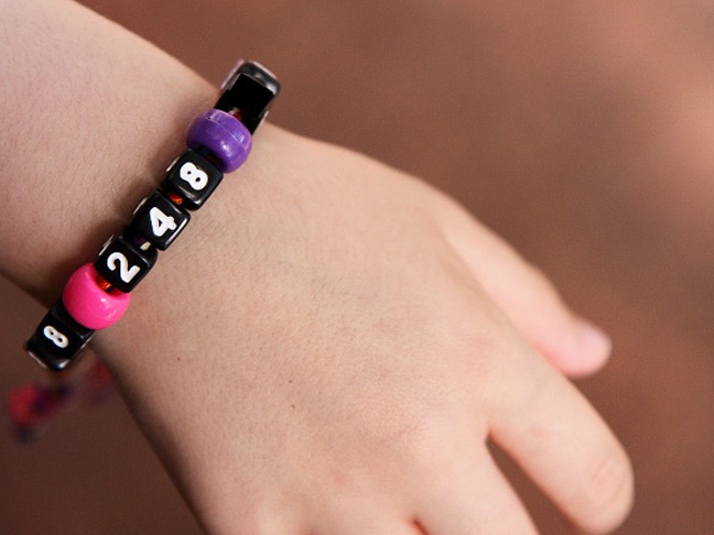 Phone Number Bracelets