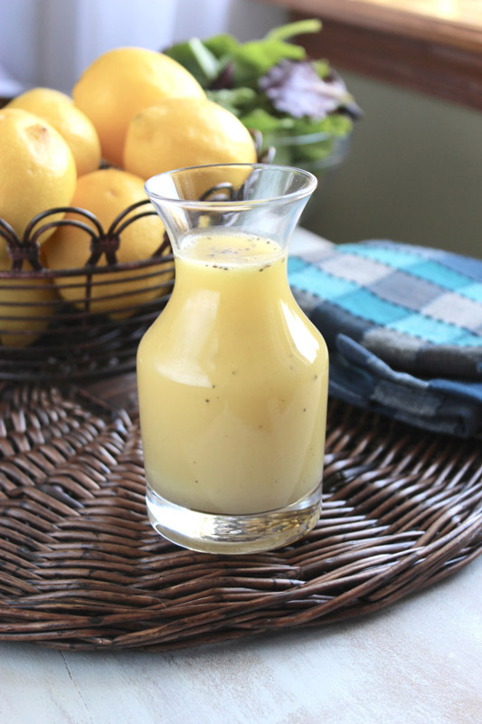 Easy One Jar Lemon Salad Dressing