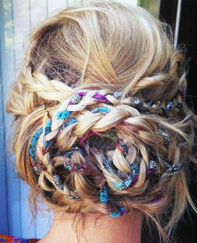 Boho Braided Bun