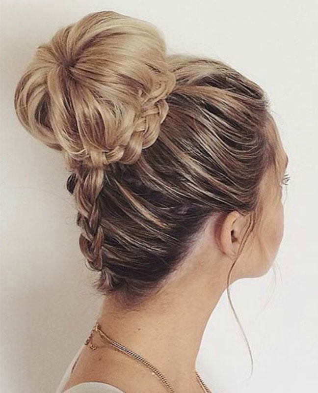 Upside Down Braided Bun 