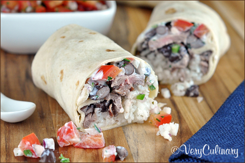 Chipotle Steak Burrito Copycat 