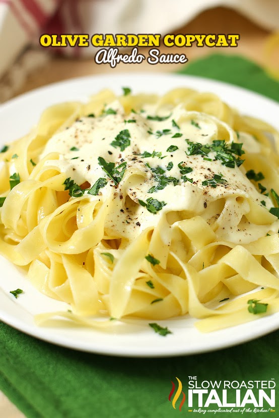 Olive Garden Alfredo Sauce Copycat