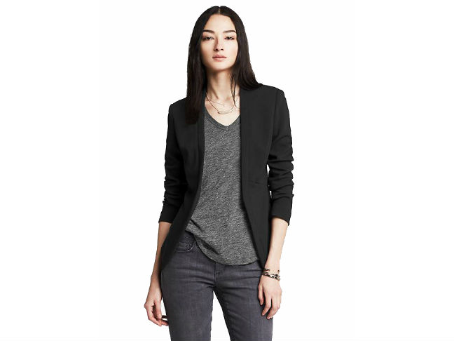 A Modern-Cut Blazer