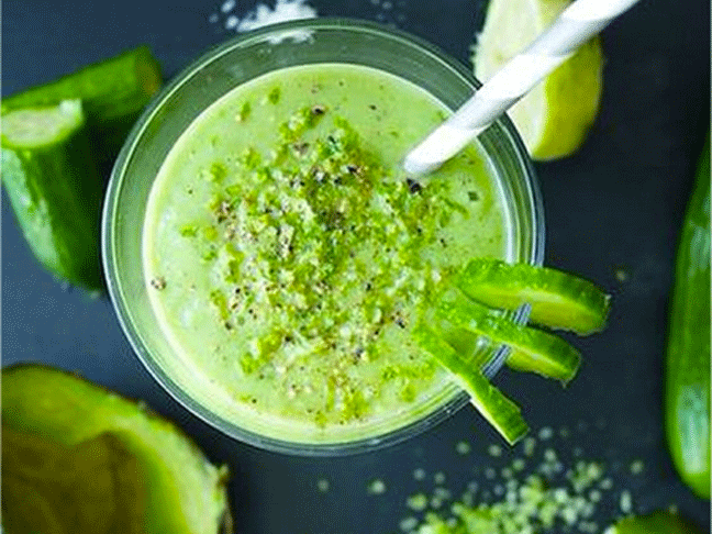 Lime Avocado Smoothie