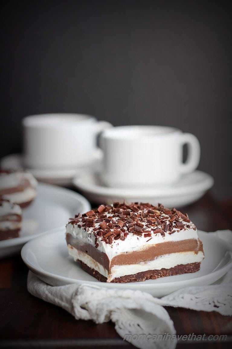 Low Carb Chocolate Lasagna Sugar-Free Dessert (NO-BAKE)