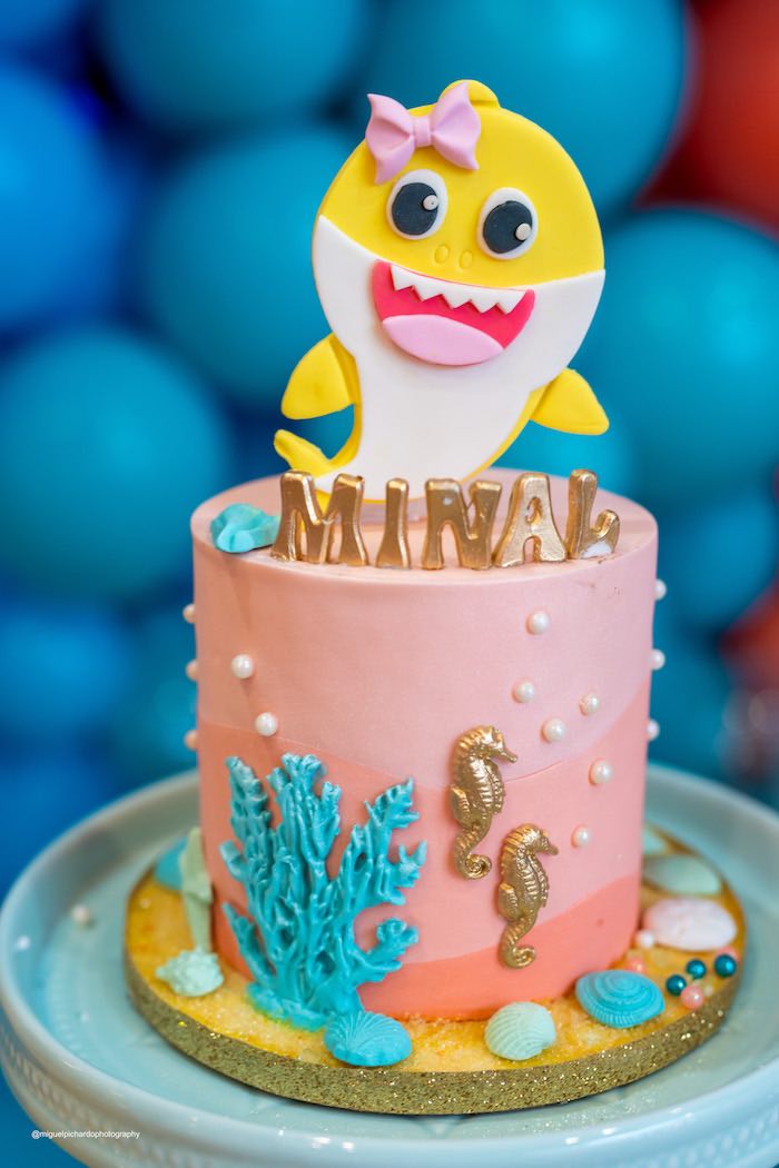 Girly Shark Cake