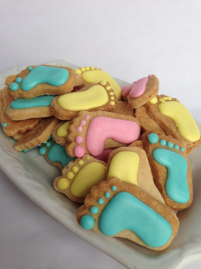 Footprint Cookie Favors 