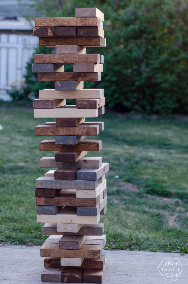 DIY Giant Jenga Game