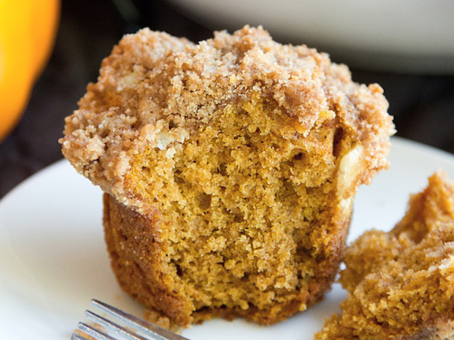 Biscoff Streusel Pumpkin Muffins