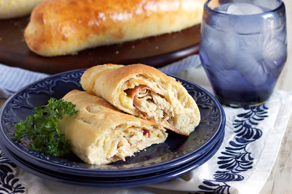 Chicken Cordon Bleu Calzone