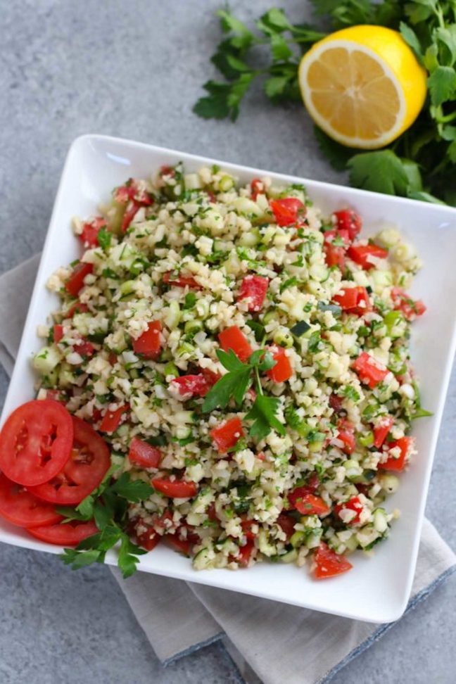 Tabbouleh Cauliflower Rice