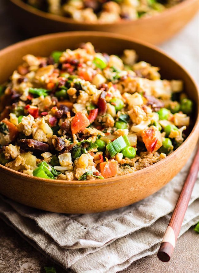 Pineapple Cauliflower Rice Stir Fry