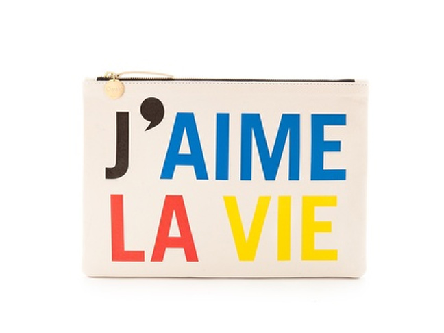  Clare V.  J'aime La Vie Clutch 