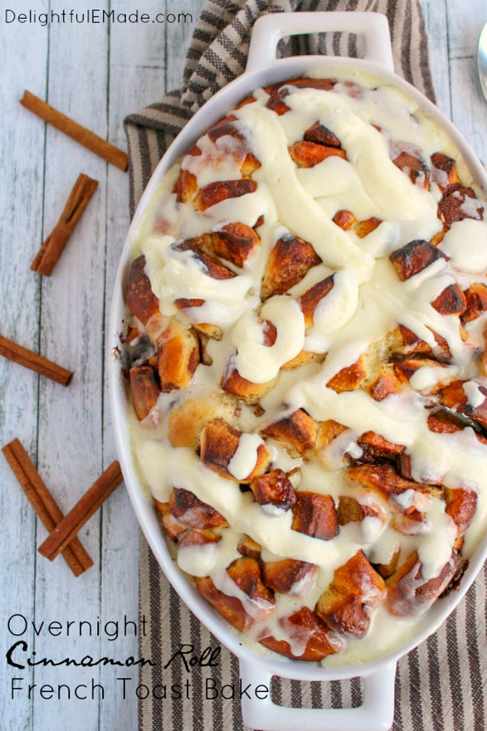 Cinnamon Roll French Toast Bake