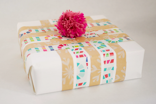 Quilt Wrapping Paper Scraps