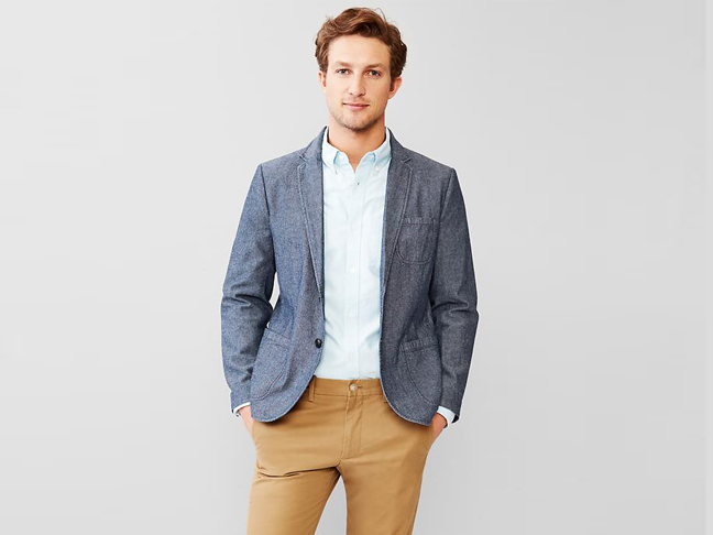 Gap Chambray Blazer