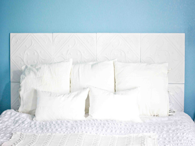 Faux Tiled Headboard