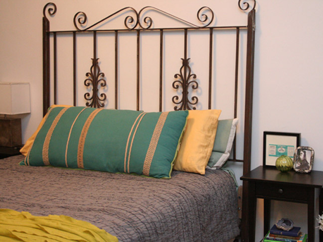 Wrought Iron Headboard