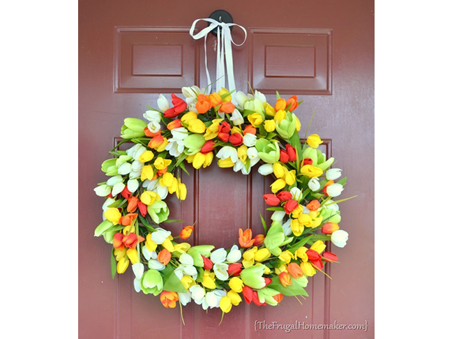 Tulip Wreath