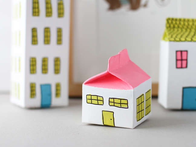 Milk Carton Houses