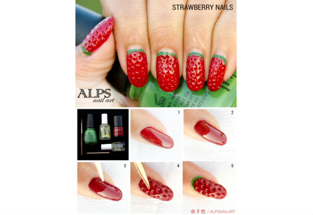 Strawberry Nails