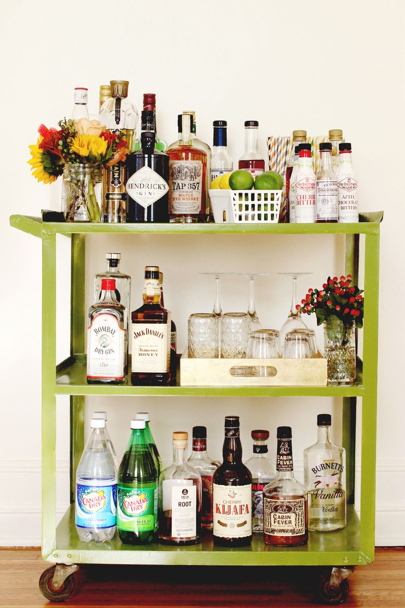 DIY Bar Cart