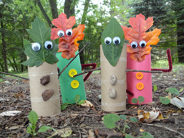 Leaf People Finger Puppets