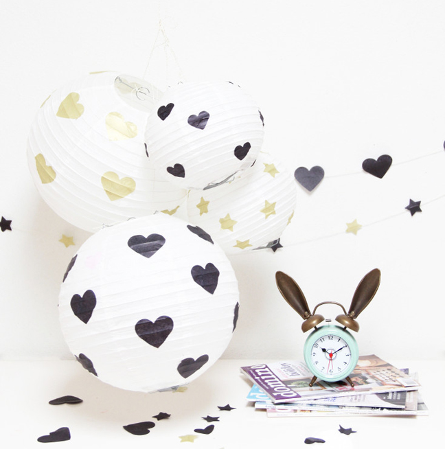 Customize paper lanterns