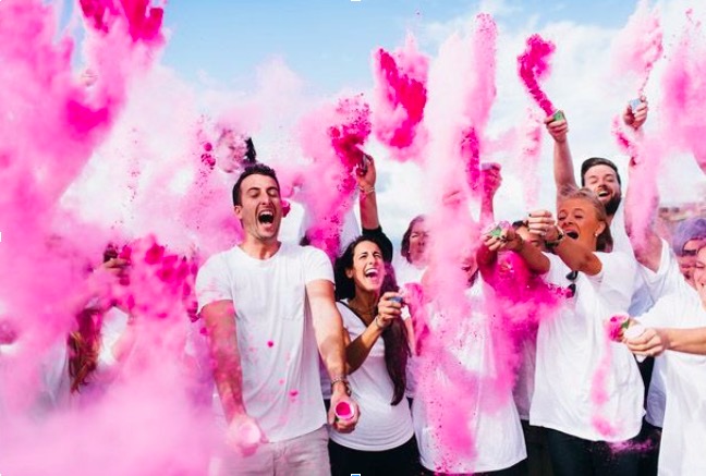 Gender Reveal Powder Bomb