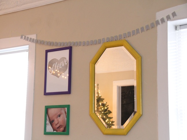 Holiday Advent Calendar Garland