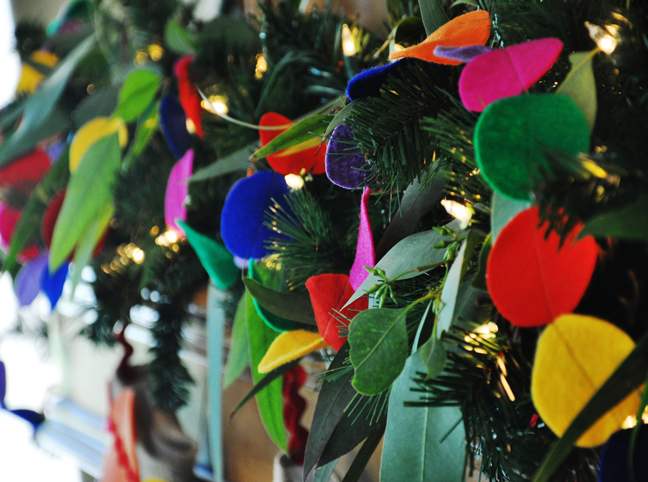 Polka Dot Holiday Garland